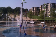 Children Enjoying the splashpad