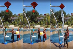 Children Enjoying the splashpad